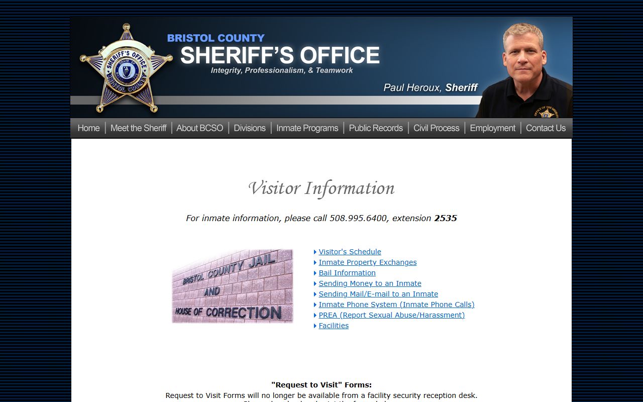 Bristol County visitor information for New Bedford booking releases
