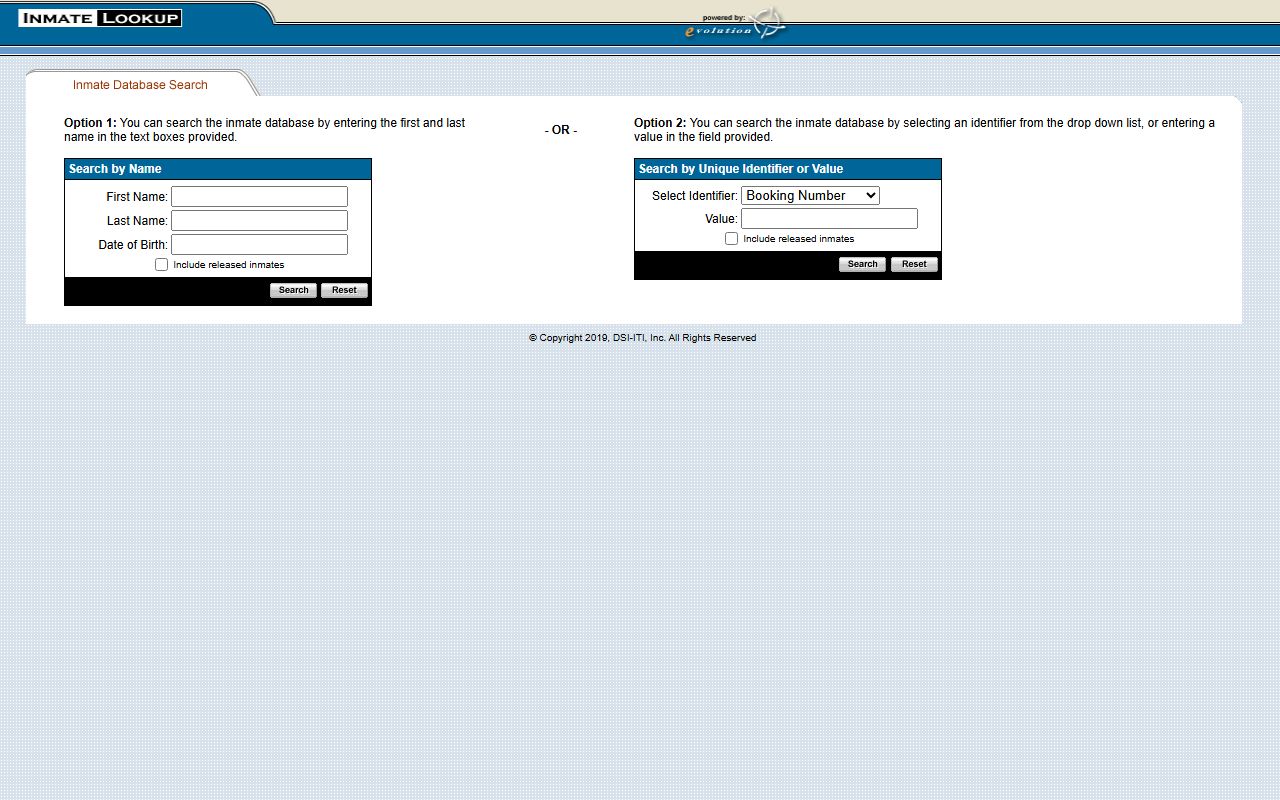 Essex County inmate lookup tool for booking releases